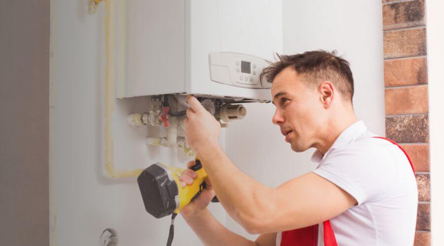 Local water heater installation in Saint John, IN